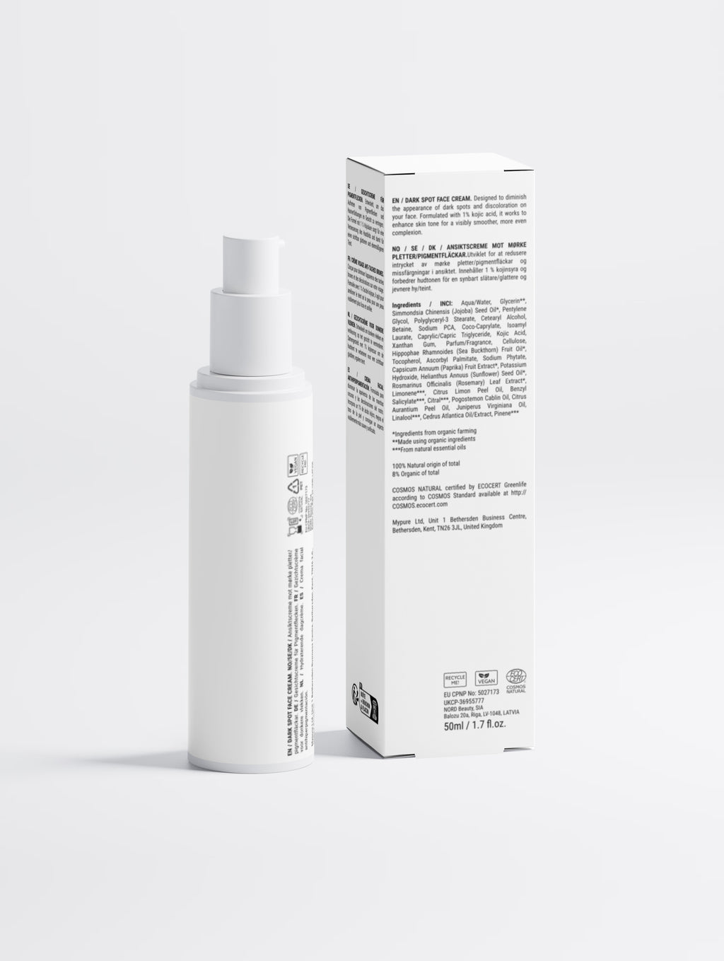 Crema viso antimacchie all’acido cogico