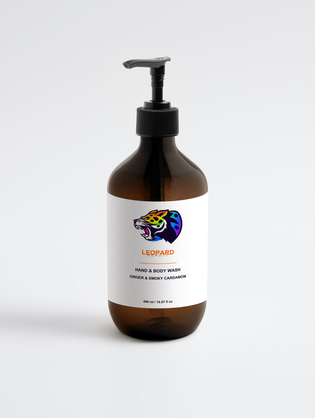 Detergente mani e corpo - Zenzero e cardamomo - Flacone ambrato